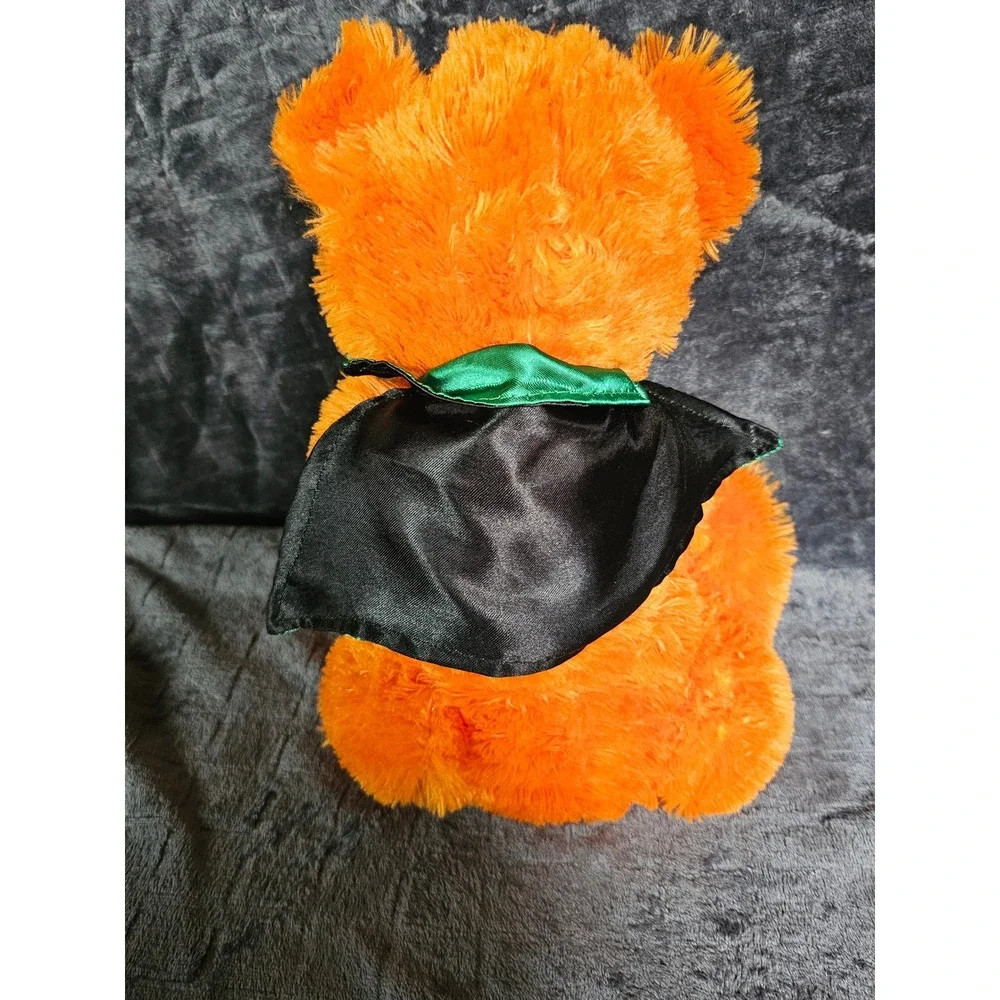 Good Stuff Halloween Orange Teddy Bear‎ with Trick or Treat Bag & Cape 12